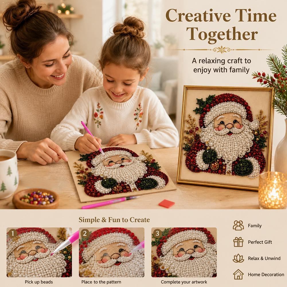 Resin Art Wall Decor - Kit de broderie de perles DIY