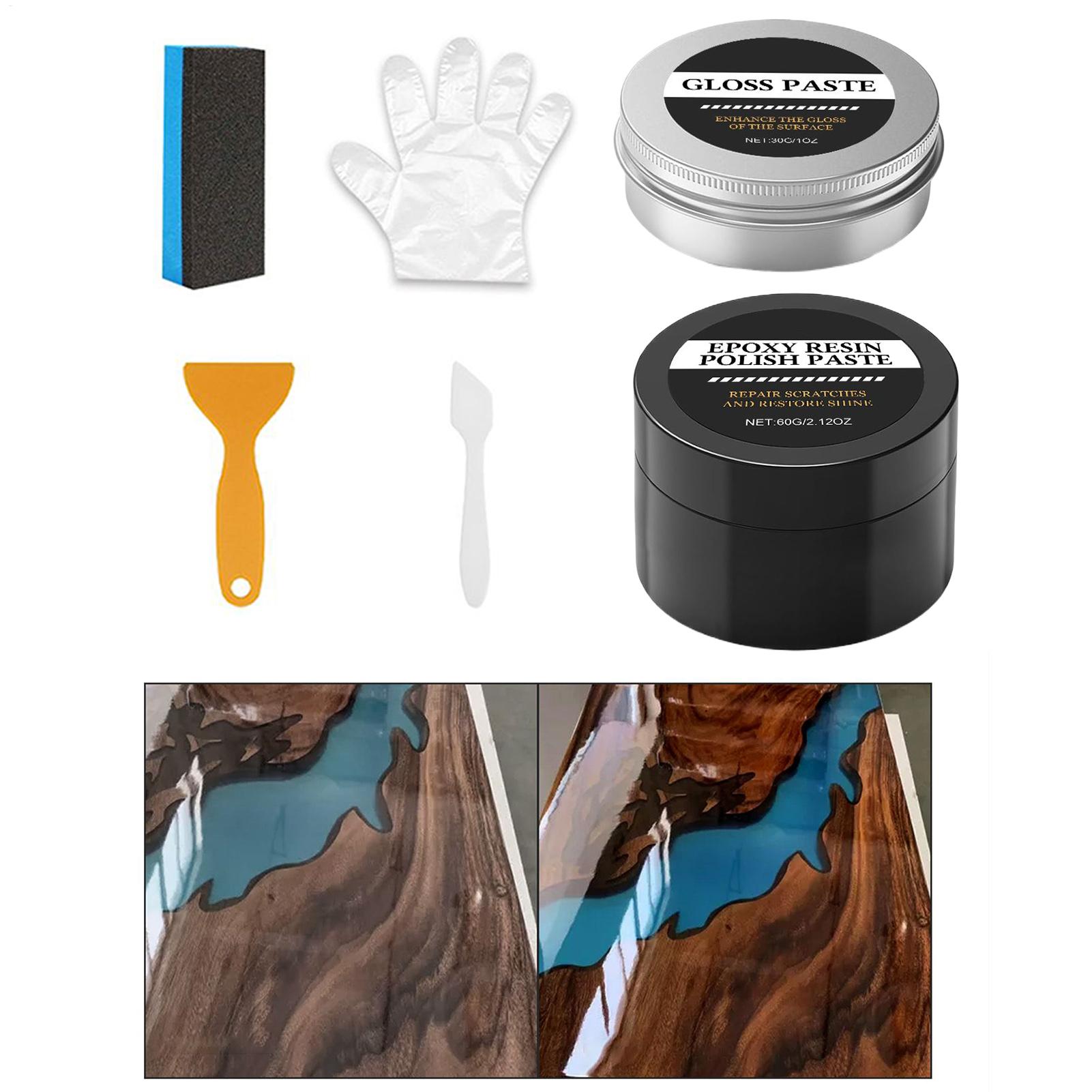 Resin Art Kit For Beginners - Kit de polissage de résine époxy,