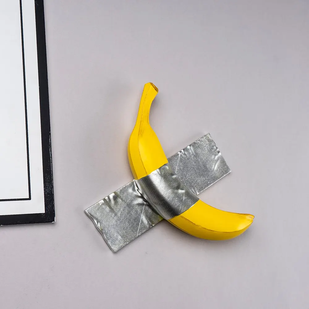 Resin Art Sculptures - Sculpture de banane en résine, décoration