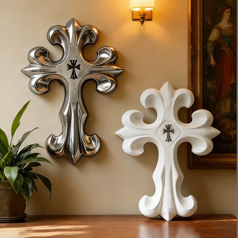 Resin Art Sculptures - Décoration murale rétro en forme de
