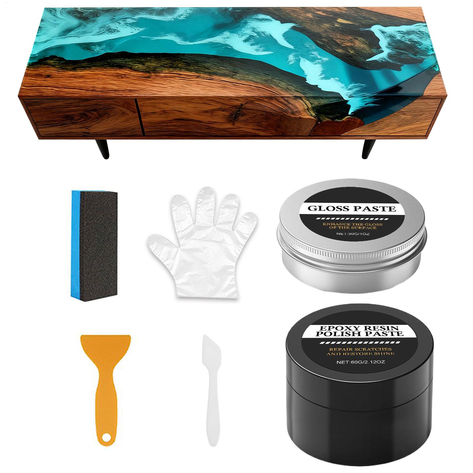 Resin Art Kit For Beginners - Kit de polissage époxy, crème de