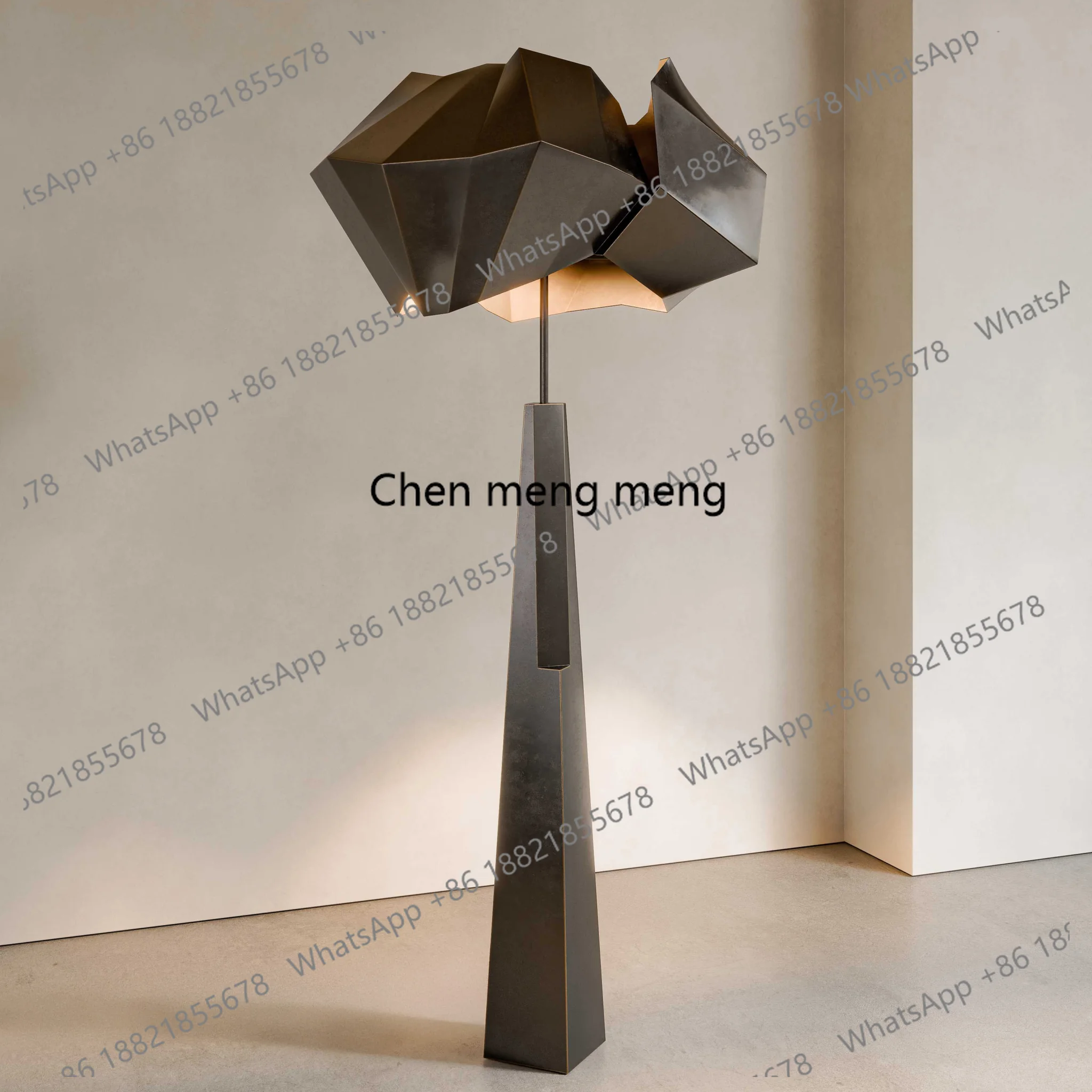 Resin Art Floor Design - Lampadaire irrégulier minimaliste moderne design personnalisé