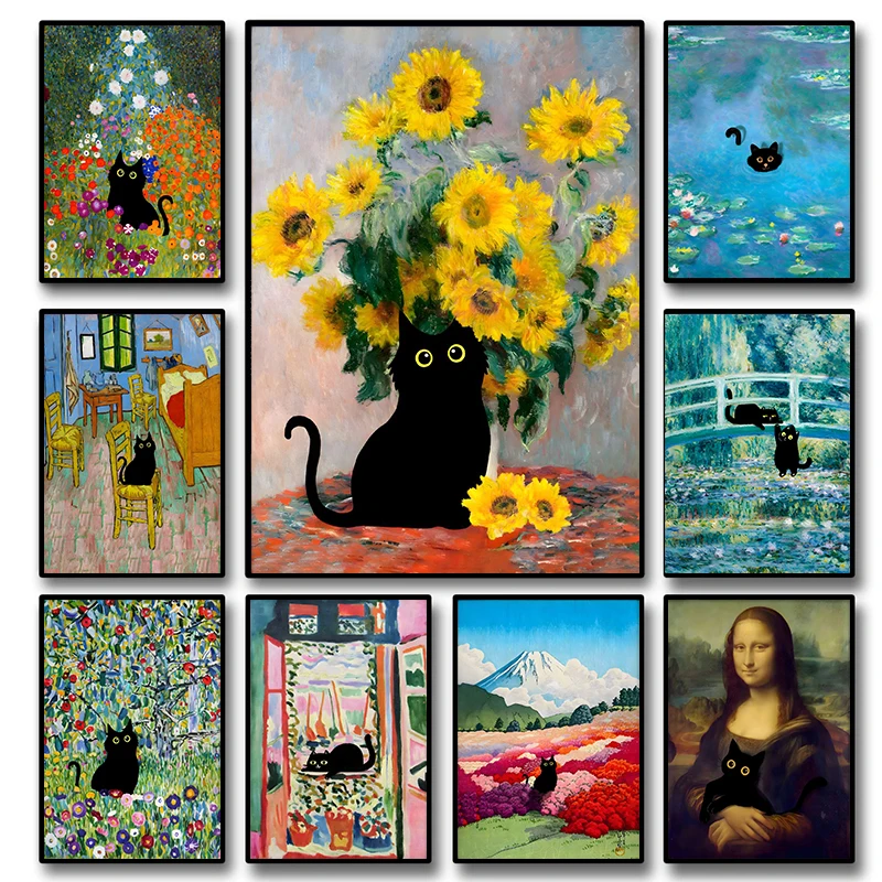 Resin Art Work - Affiche d'art du célèbre peintre Monet