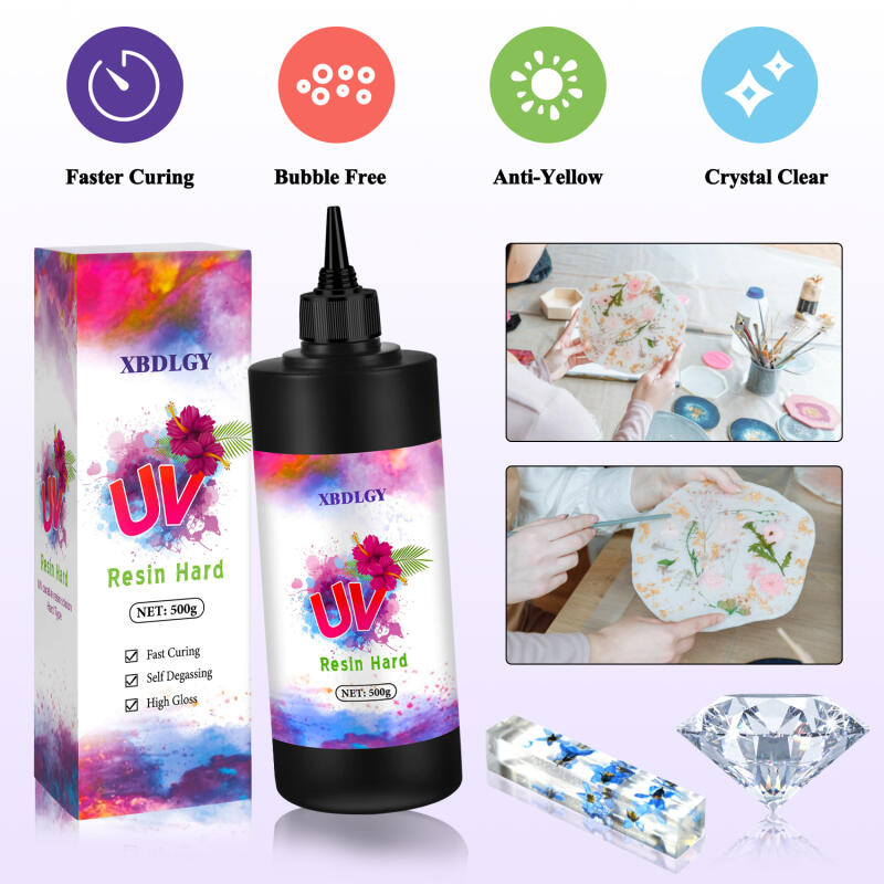 Colle dure en résine UV 200g/2 - Resin Art Liquid avis et prix