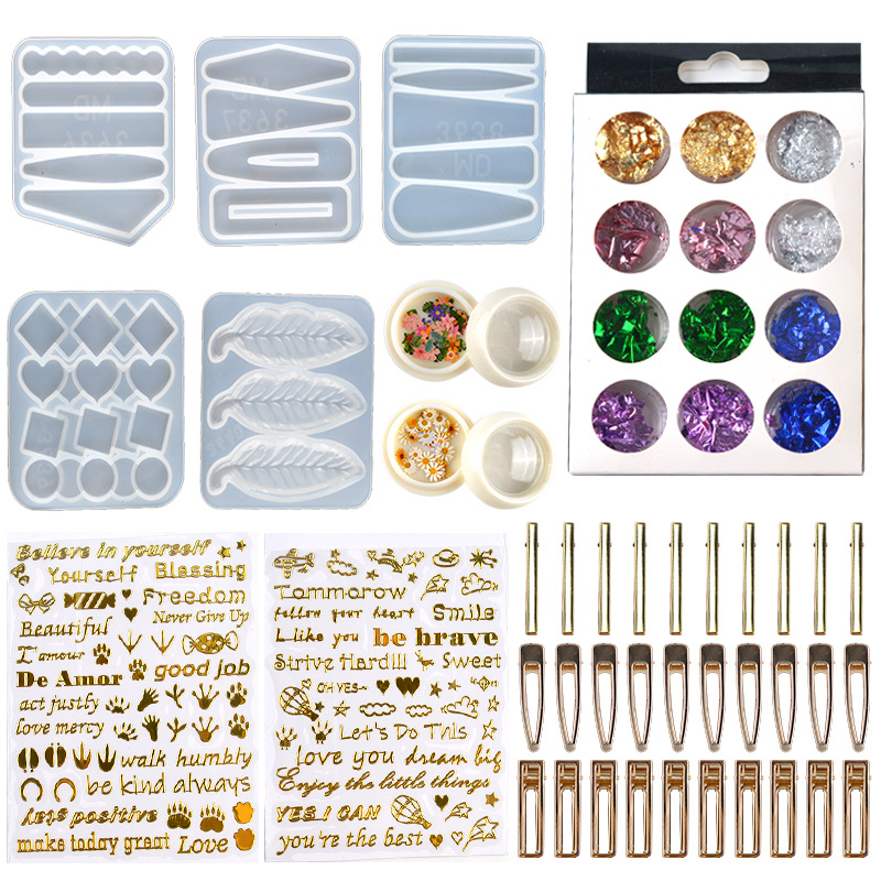Pince à cheveux en résine épox - Resin Art Notes avis et prix