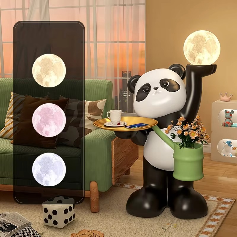Grande Sculpture de Panda en r - Resin Art Floor Design avis et prix