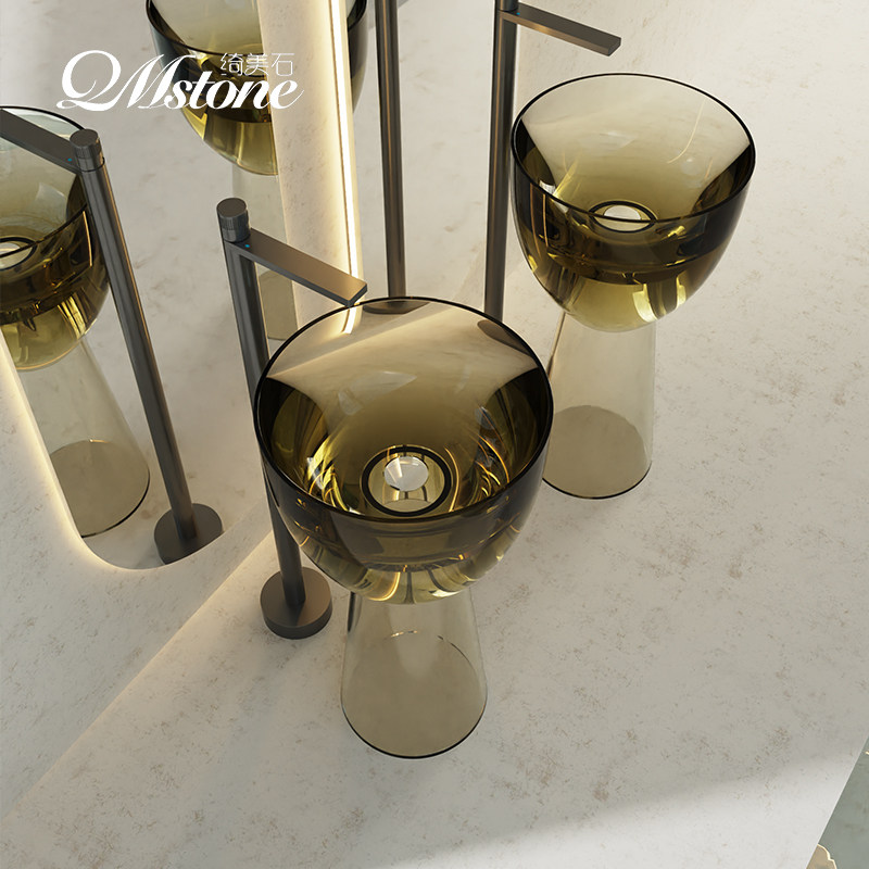 Lavabo sur pied en résine colo - Resin Art Floor Design avis et prix