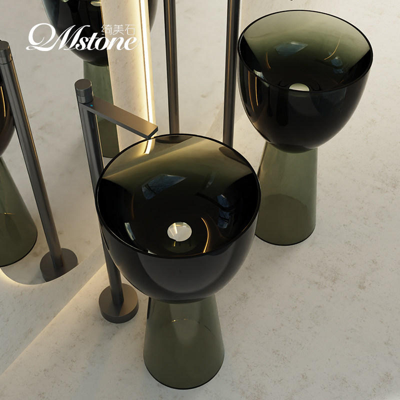 Lavabo sur pied en résine colo - Resin Art Floor Design avis et prix