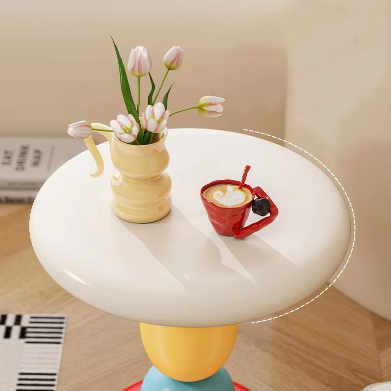 Table de chevet créative en ré - Resin Art Floor Design avis et prix