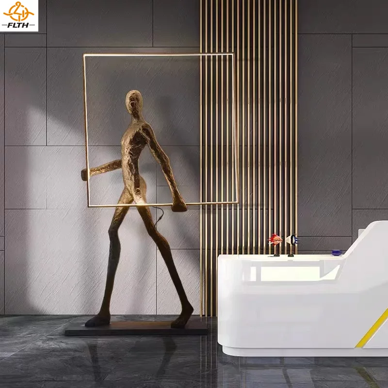 Lampadaire Sculptural Humanoïd - Resin Art Floor Design avis et prix
