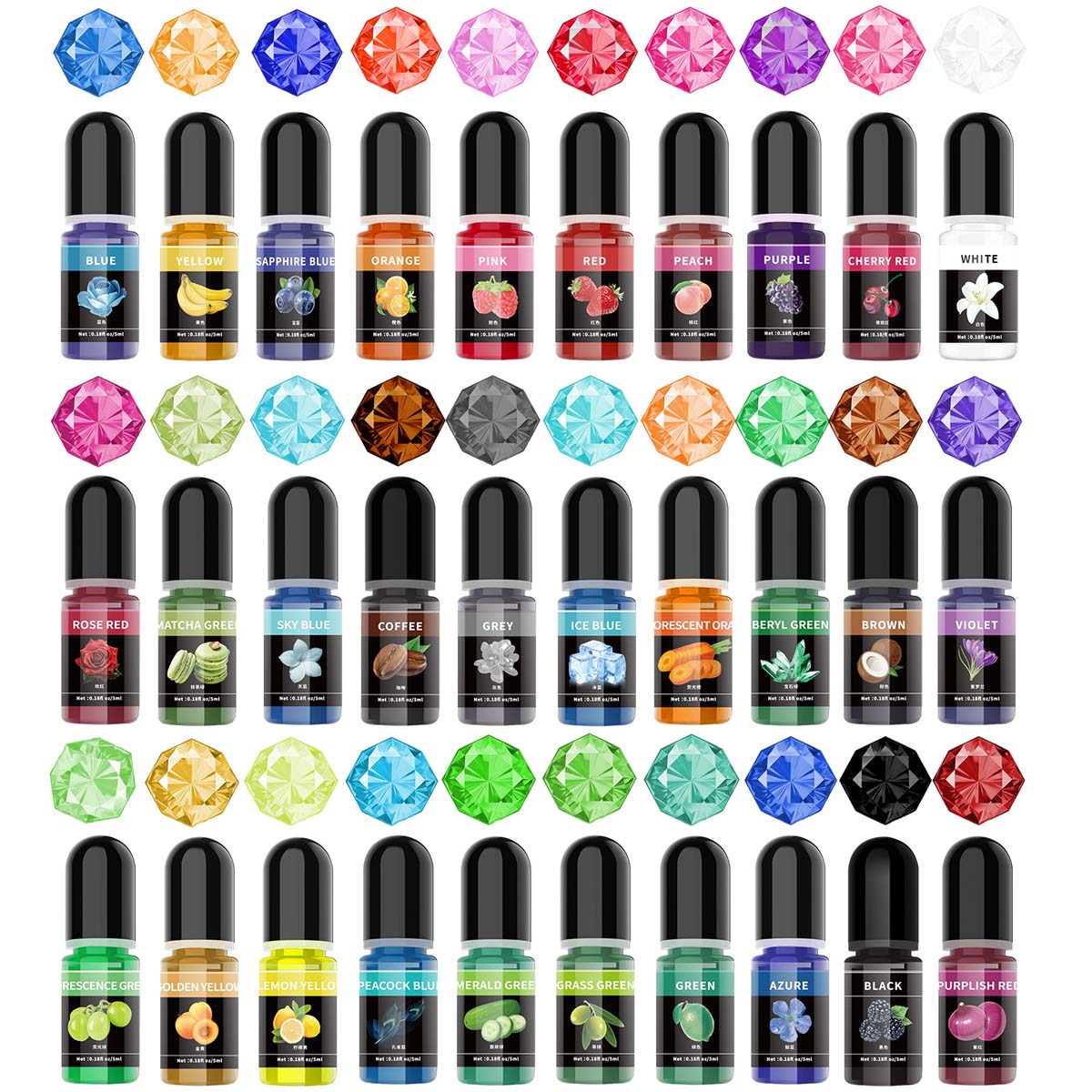 5 ml/bouteille résine époxy Pi - Resin Art Liquid avis et prix